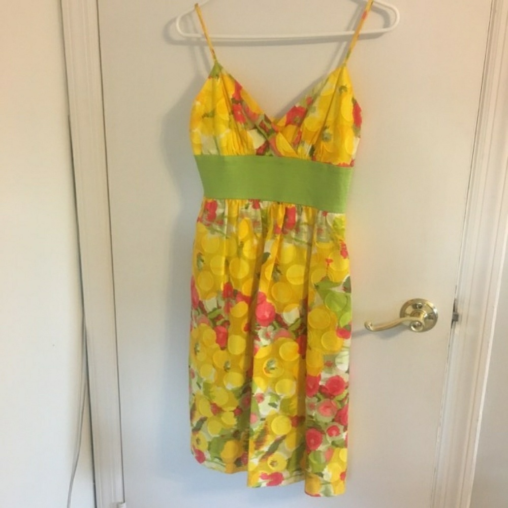{London Times} Bright Summer Frilly Dress 💕